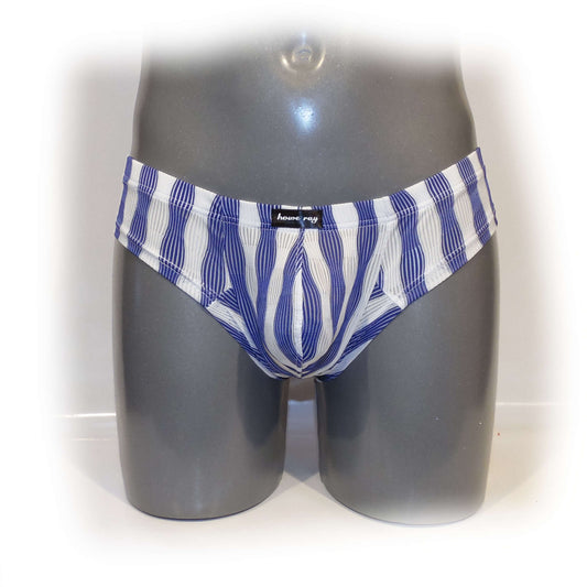 Mens Pants bulge pouch Pants Streifen