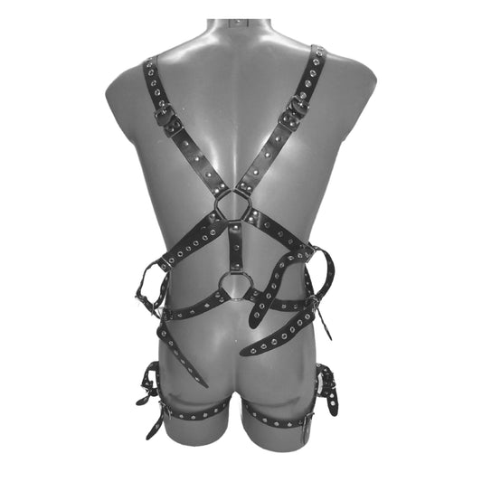 Bondage Harness Riemenbody Lederbody