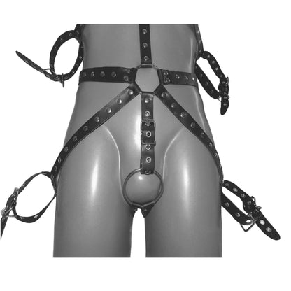 Bondage Harness Riemenbody Lederbody
