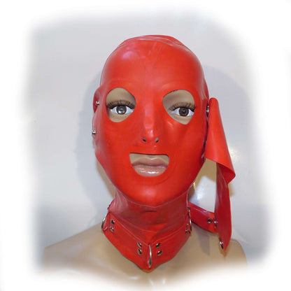 Latex Maske mit Augenklappe Gr. M