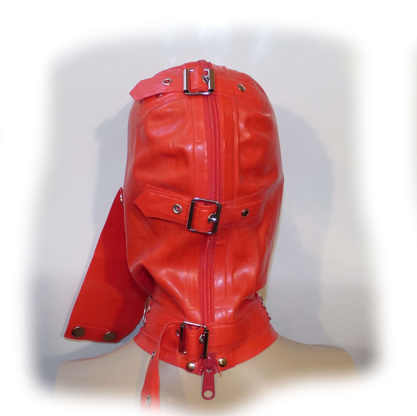 Latex Maske mit Augenklappe Gr. M