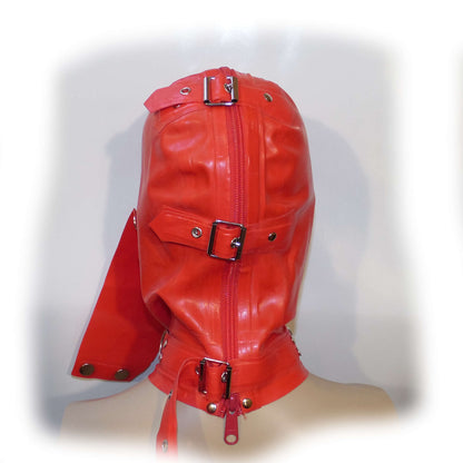 Latex Maske mit Augenklappe Gr. M