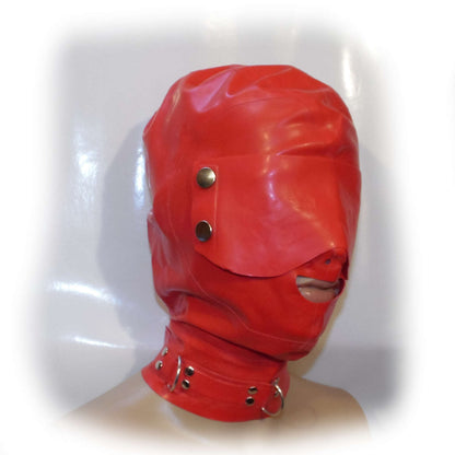 Latex Maske mit Augenklappe Gr. M