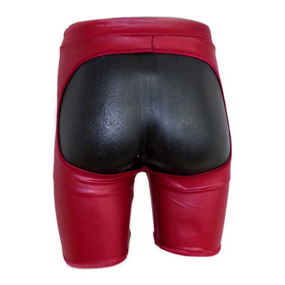 Herren PU Lederhose Pofrei