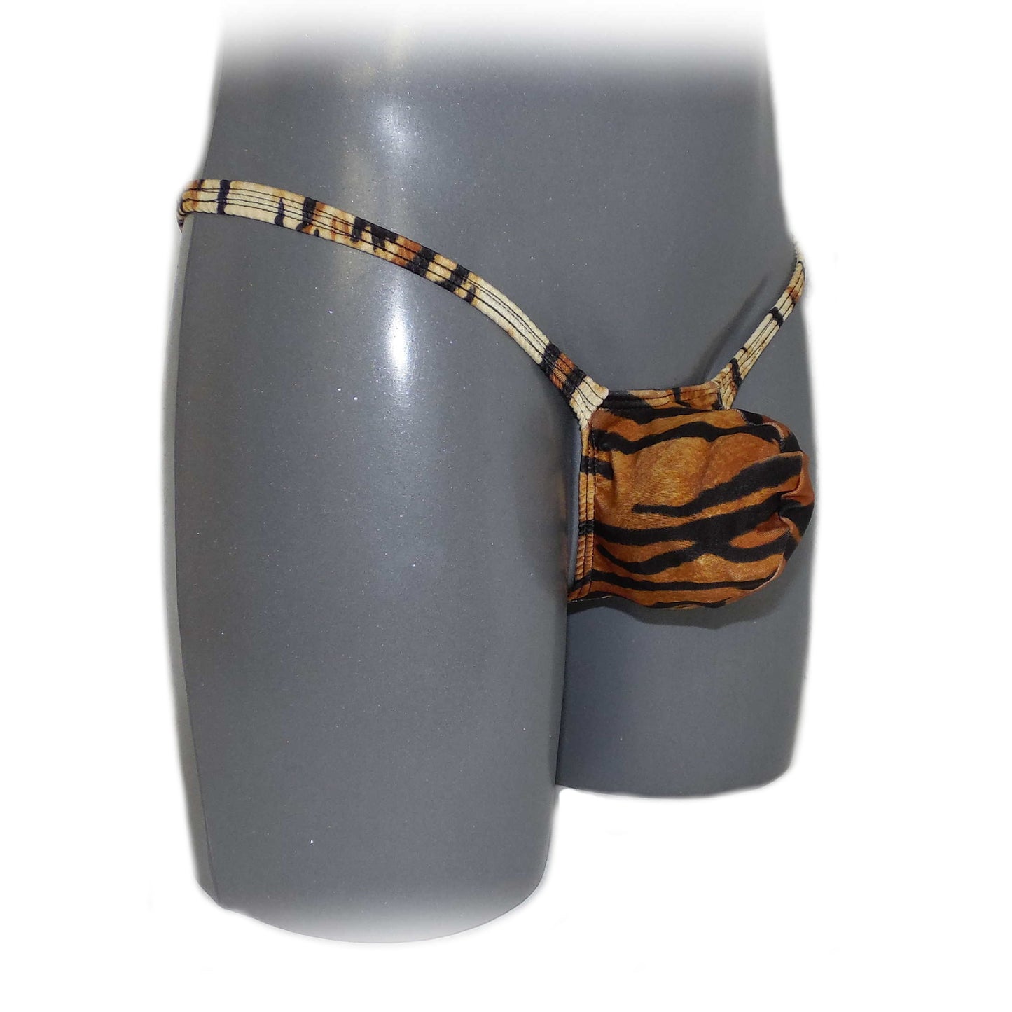 Men's thong bulge pouch thong