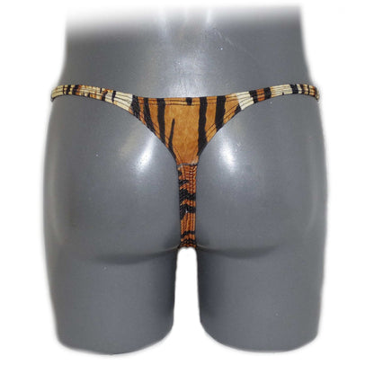 Men's thong bulge pouch thong
