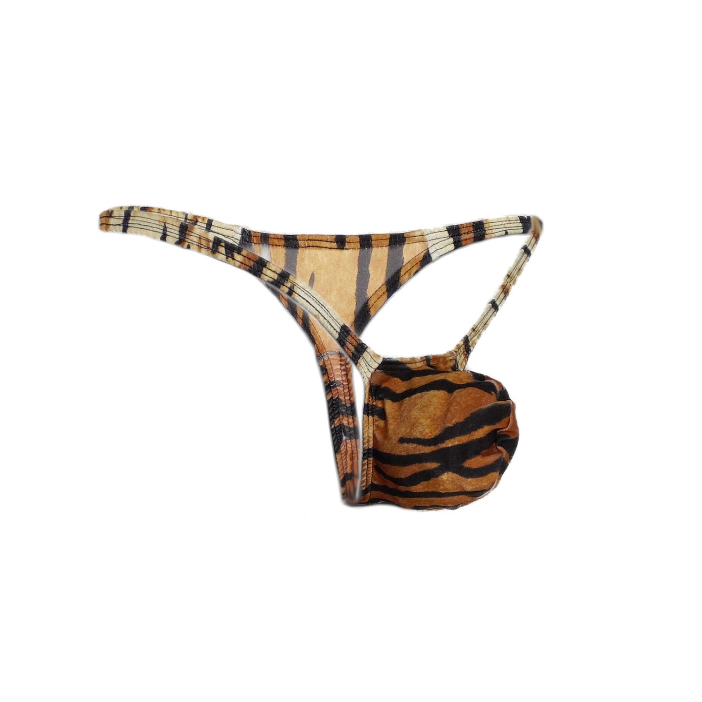 Men's thong bulge pouch thong