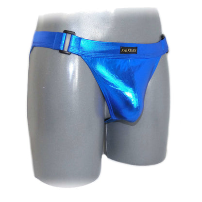Metallic Bulge Pouch Men Jocks