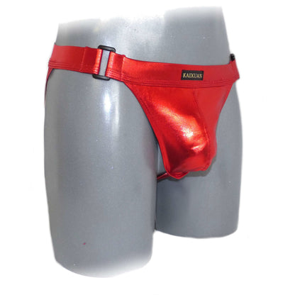 Metallic Bulge Pouch Men Jocks