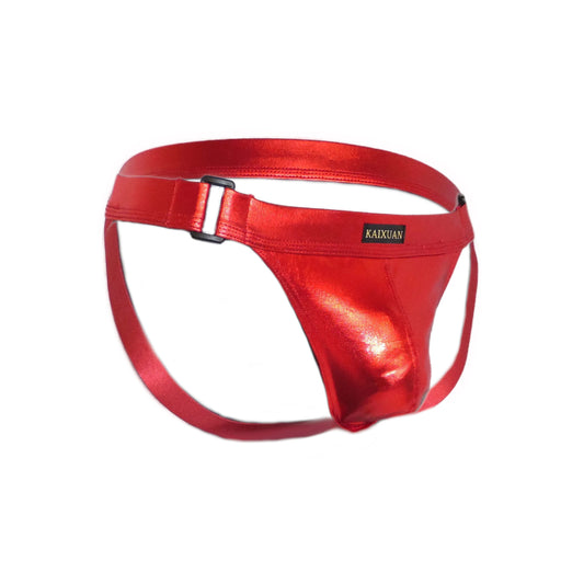 Metallic Bulge Pouch Men Jocks