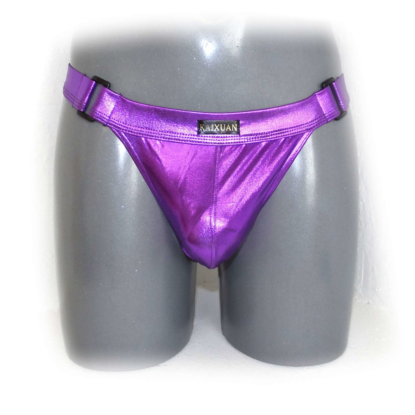 Metallic Bulge Pouch Men Jocks
