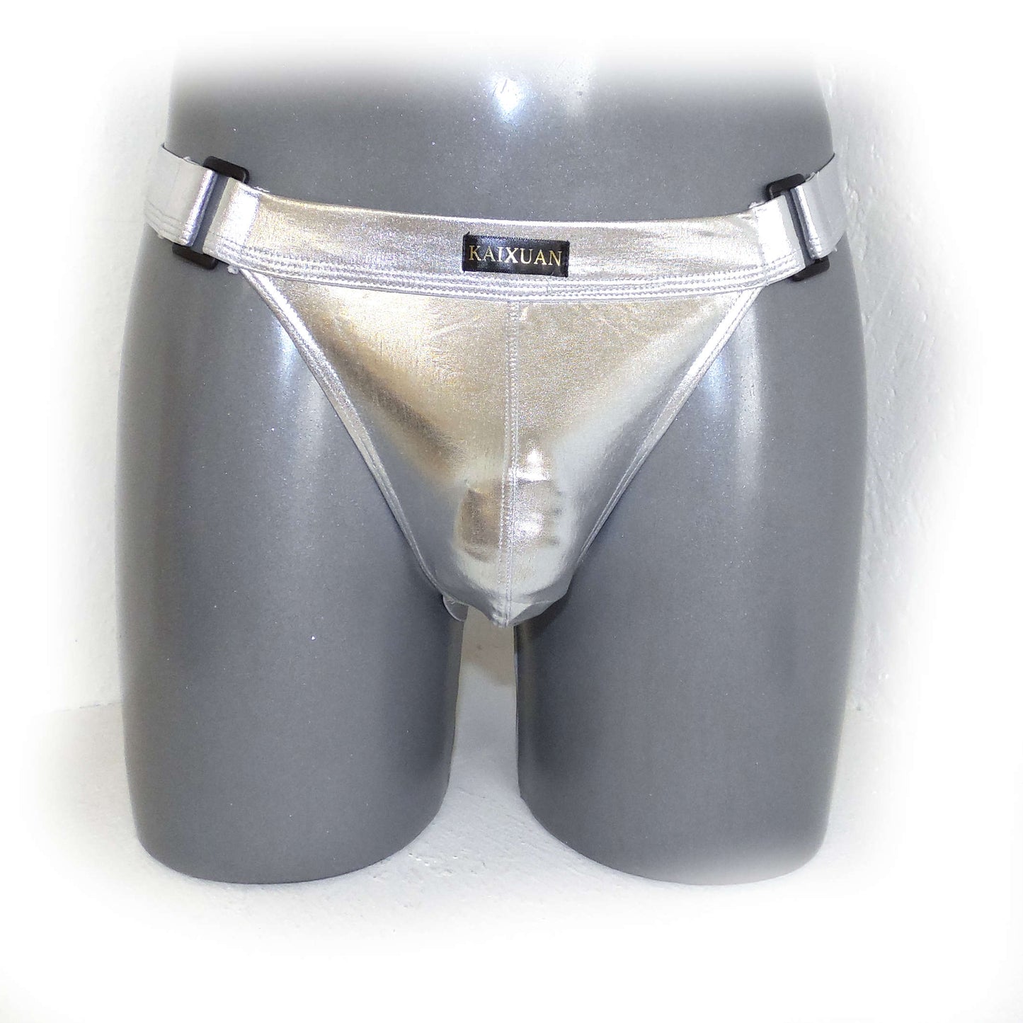 Metallic Bulge Pouch Men Jocks