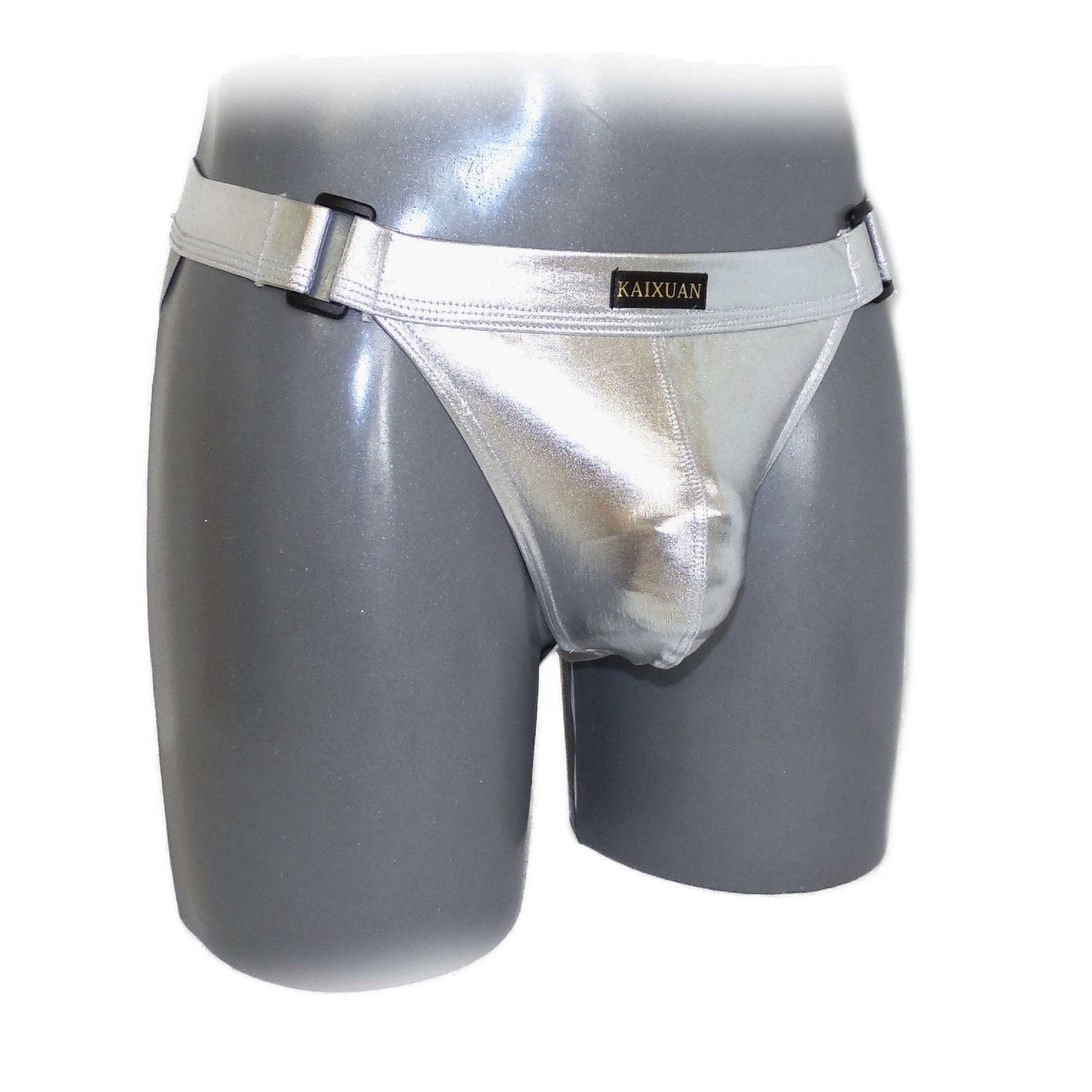 Metallic Bulge Pouch Men Jocks