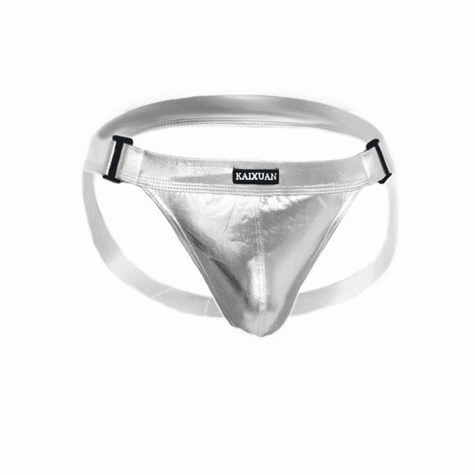 Metallic Bulge Pouch Men Jocks