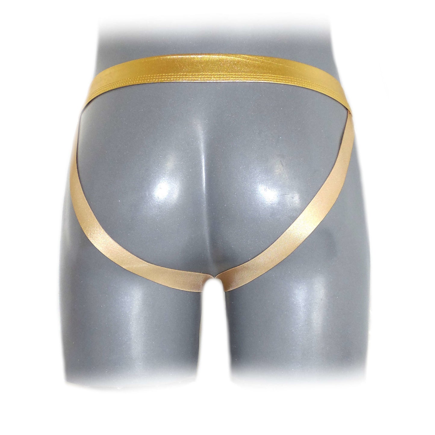 Metallic Bulge Pouch Men Jocks