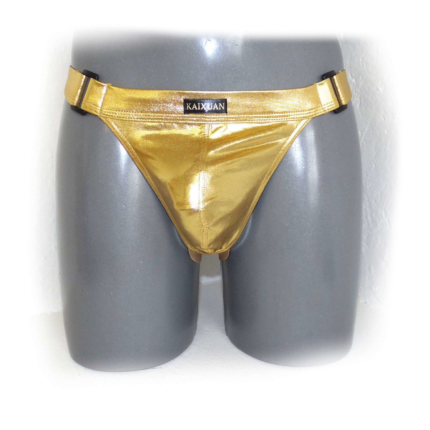 Metallic Bulge Pouch Men Jocks