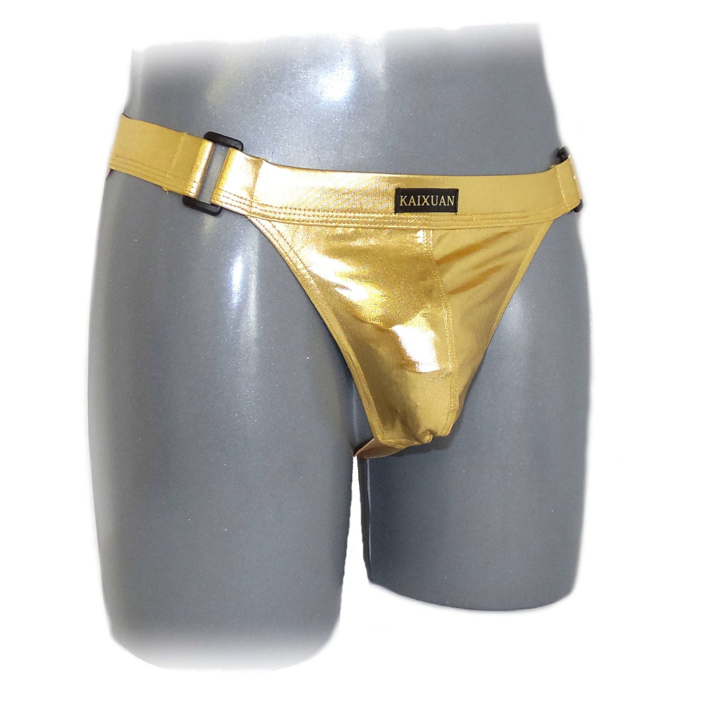 Metallic Bulge Pouch Men Jocks