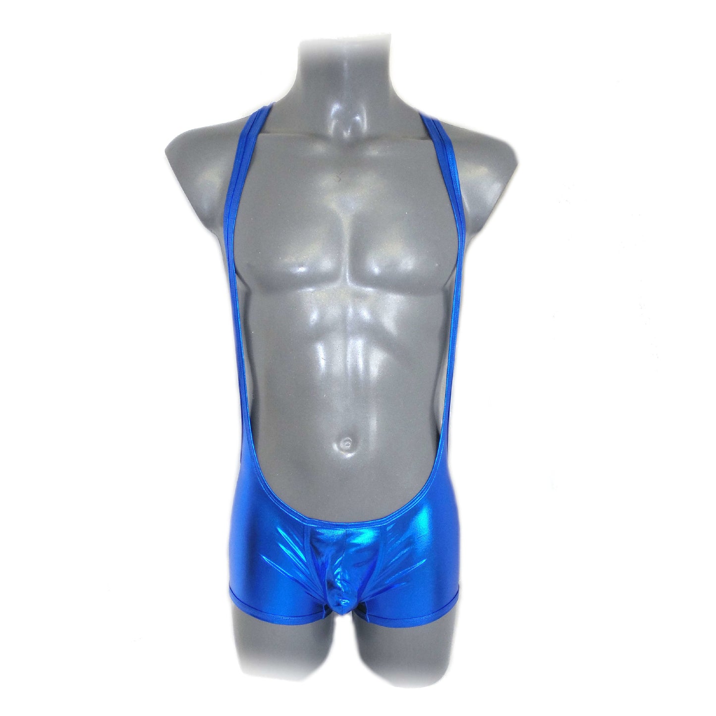 Metallic Bulge Pouch Body Men Body glänzed metalic Look
