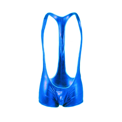 Metallic Bulge Pouch Body Men Body glänzed metalic Look