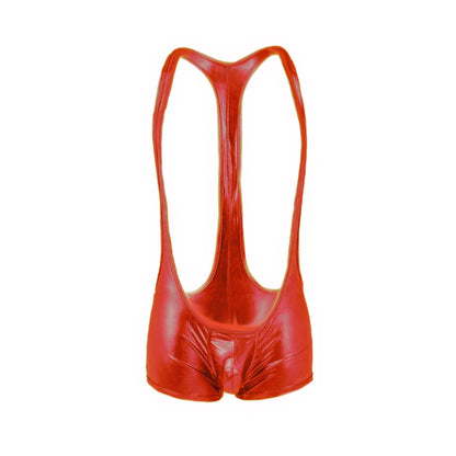 Metallic Bulge Pouch Body Men