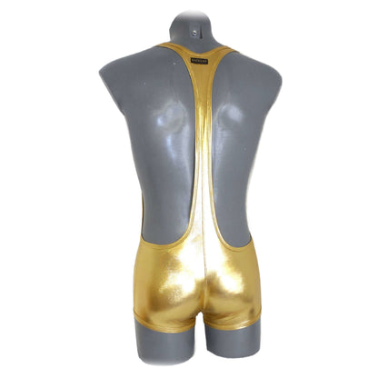Metallic Bulge Pouch Body Men