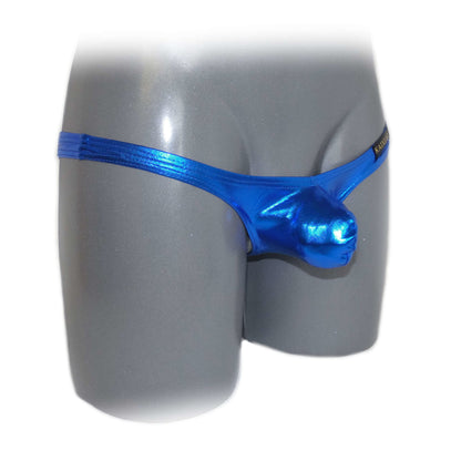 Metallic Bulge Pouch String Men