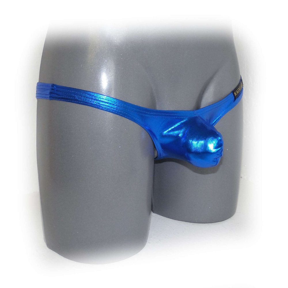 Metallic Bulge Pouch String Men