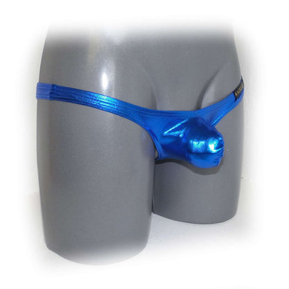 Metallic Bulge Pouch String Men