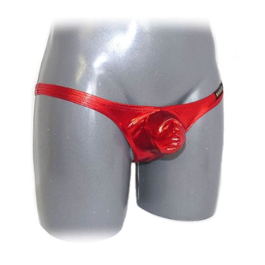 Metallic Bulge Pouch String Men