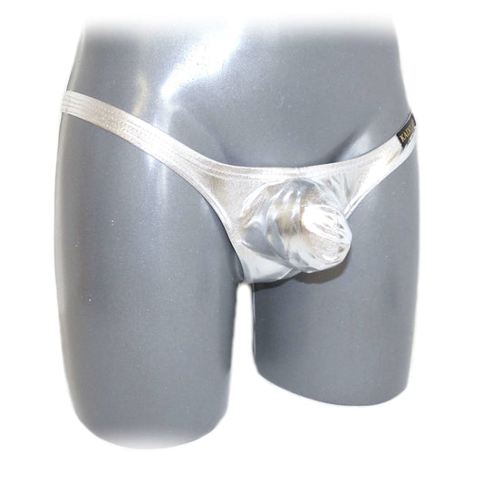 Metallic Bulge Pouch String Men