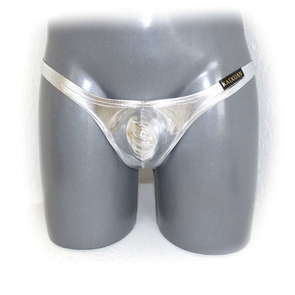 Metallic Bulge Pouch String Men