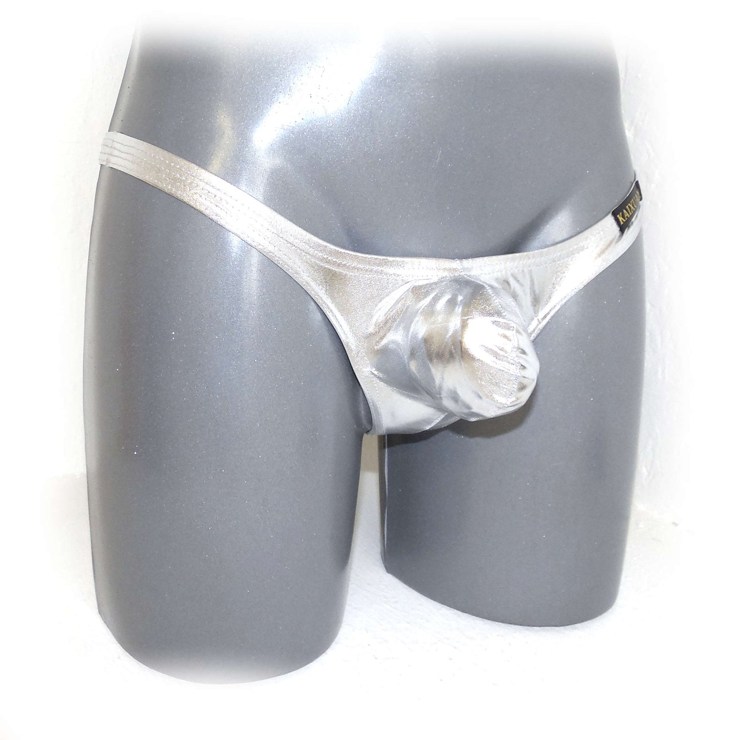 Metallic Bulge Pouch String Men