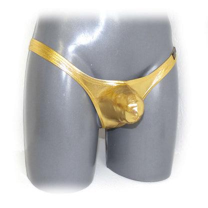 Metallic Bulge Pouch String Men