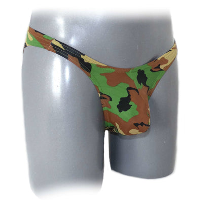 Fashion Mens Briefs Underwear Bulge Youthful Camouflage