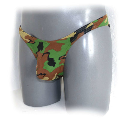 Fashion Mens Briefs Underwear Bulge Youthful Camouflage