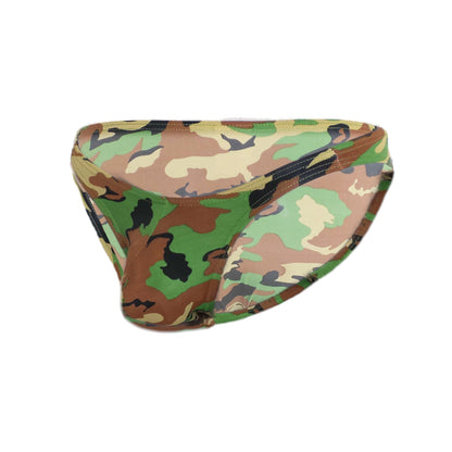Fashion Mens Briefs Underwear Bulge Youthful Camouflage