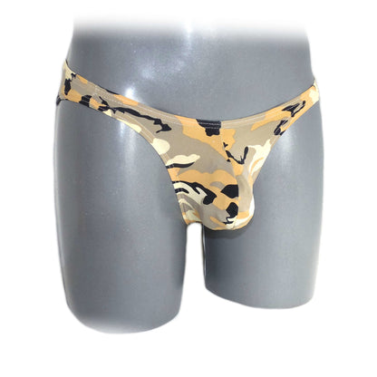 Fashion Mens Briefs Underwear Bulge Youthful Camouflage
