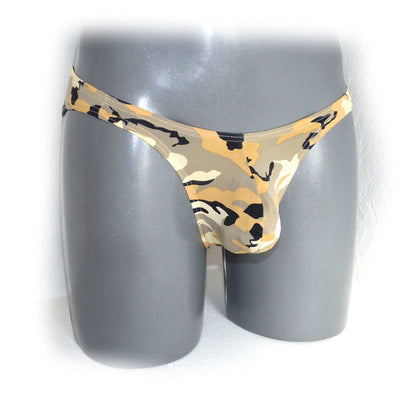 Fashion Mens Briefs Underwear Bulge Youthful Camouflage