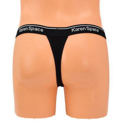 Men's thong waistband is pressed
