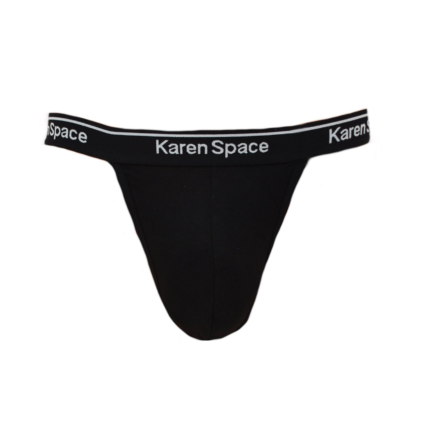Men's thong waistband is pressed
