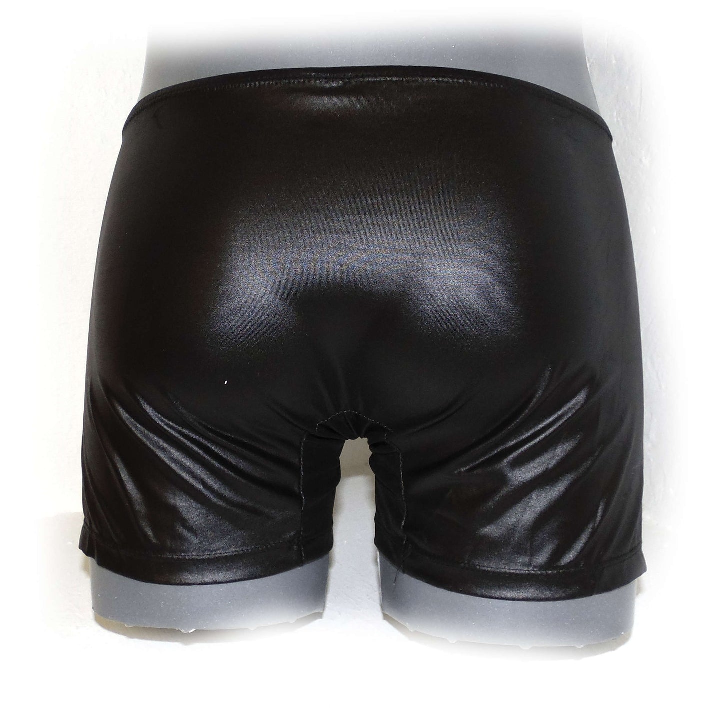 Men Leather look Pants With Exposed Hips