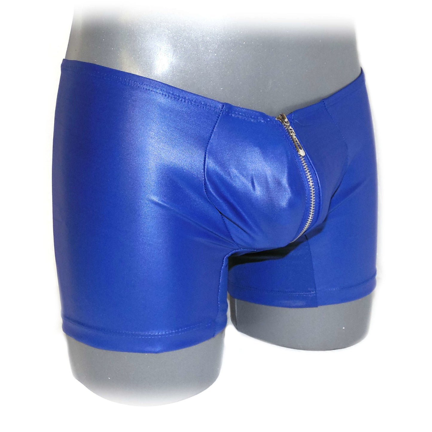 Men Leather look Pants With Exposed Hips