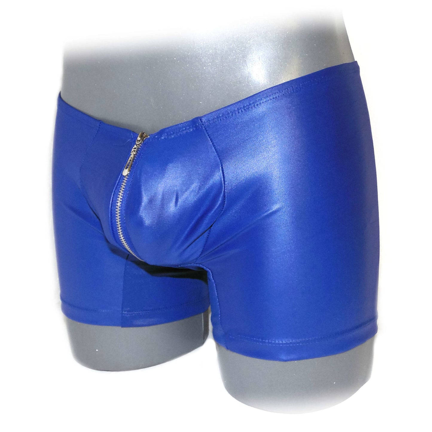 Men Leather look Pants With Exposed Hips