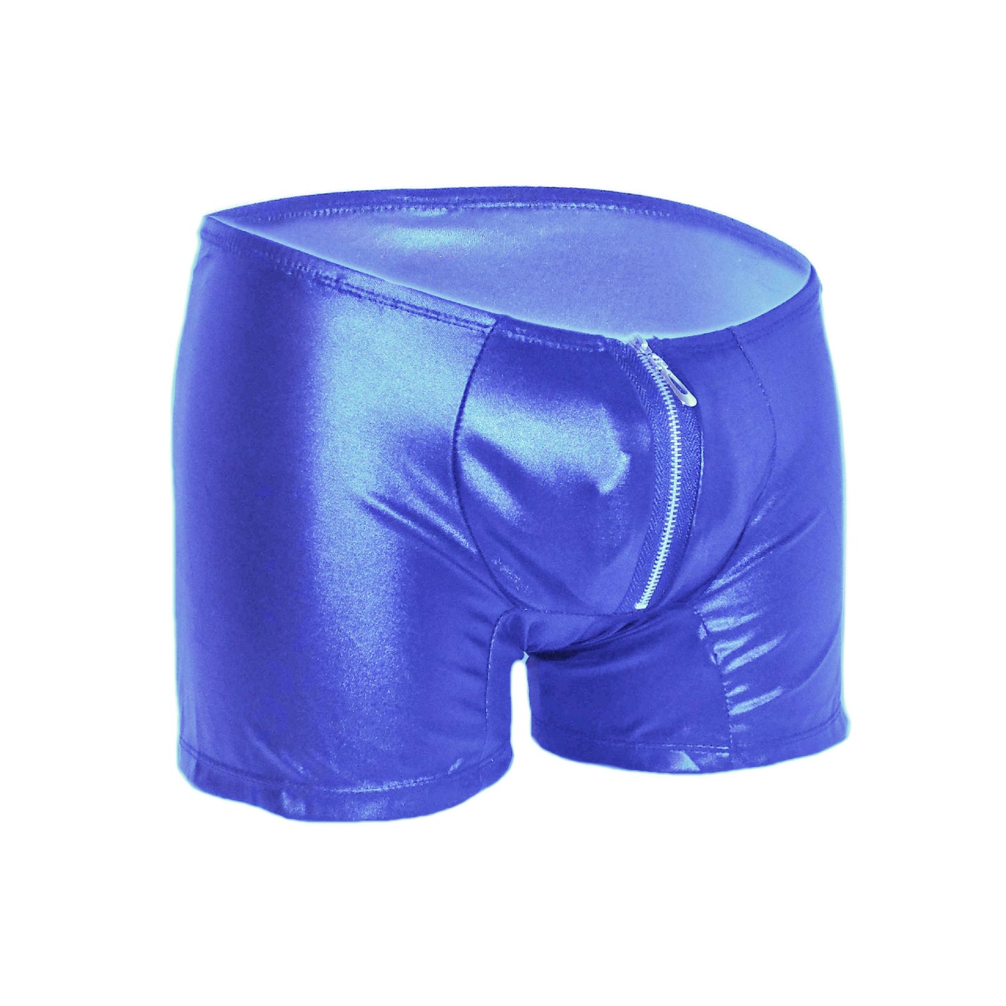 Men Leather look Pants With Exposed Hips