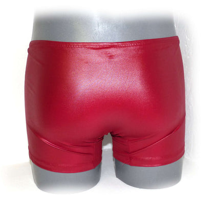 Men Leather look Pants With Exposed Hips