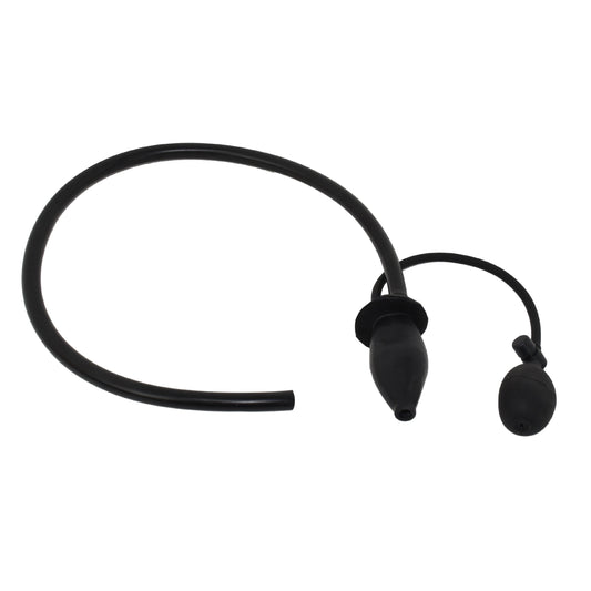 Latex Anal Plug mit langem Schlauch