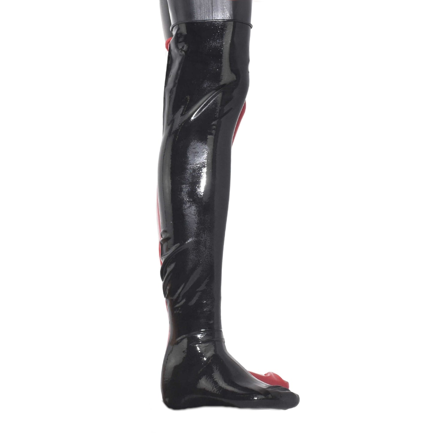 Latex Halterlose Strümpfe 0,4 mm