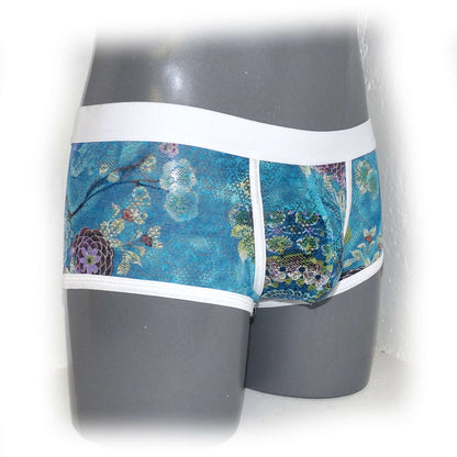 Comfortable fancy lace men boxer shorts