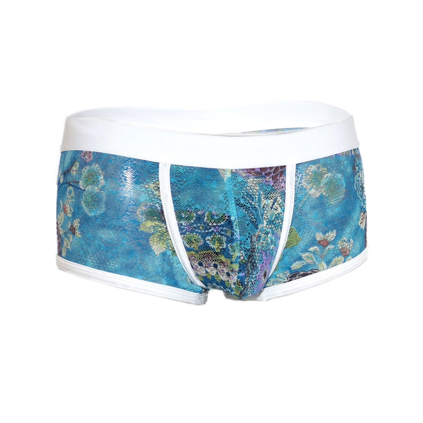Comfortable fancy lace men boxer shorts
