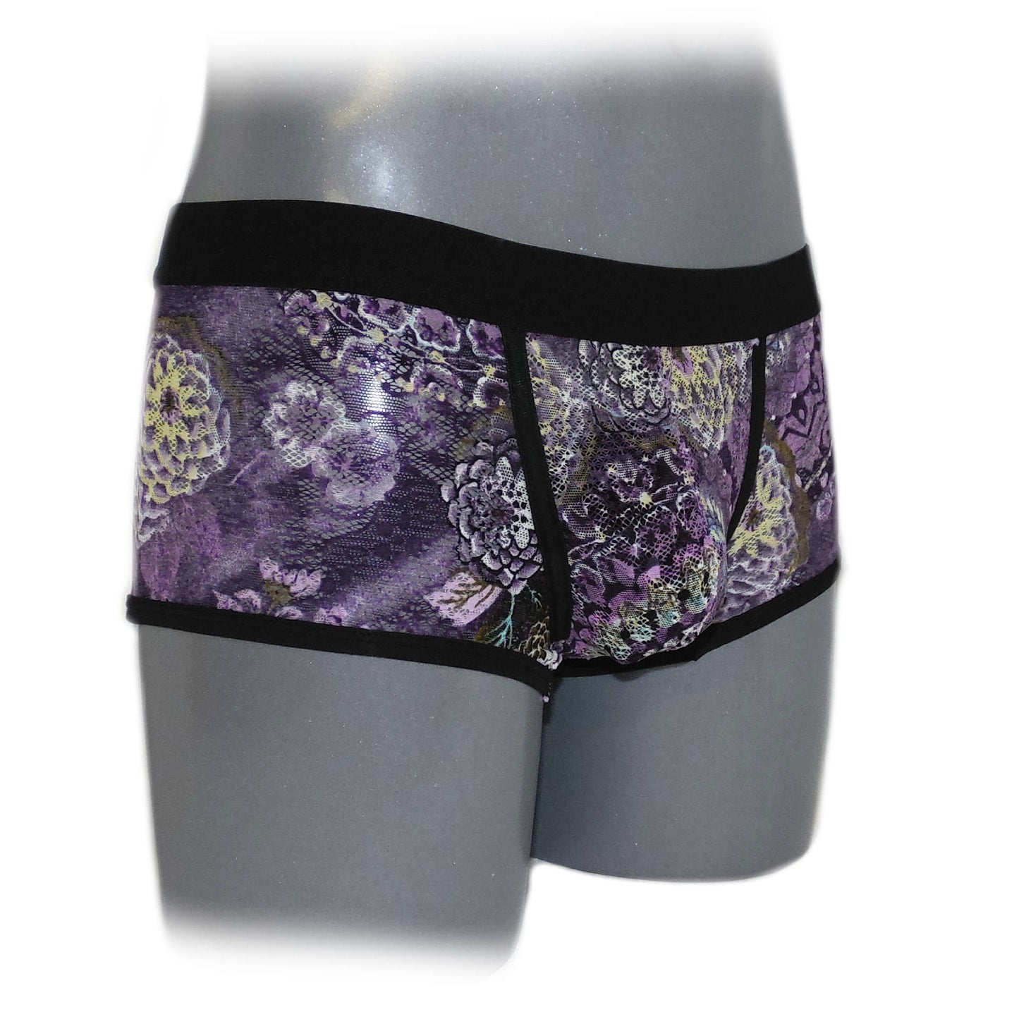 Comfortable fancy lace men's boxer shorts